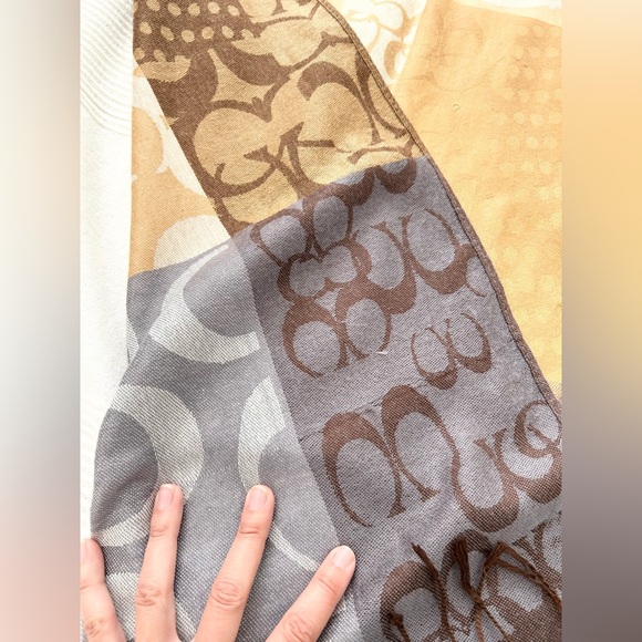 Coach Pattern Patch Monogram Scarf - Picture 10 of 12